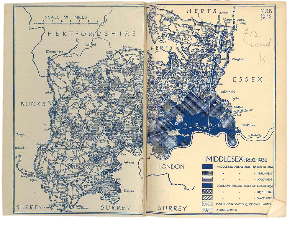 Map of Middlesex